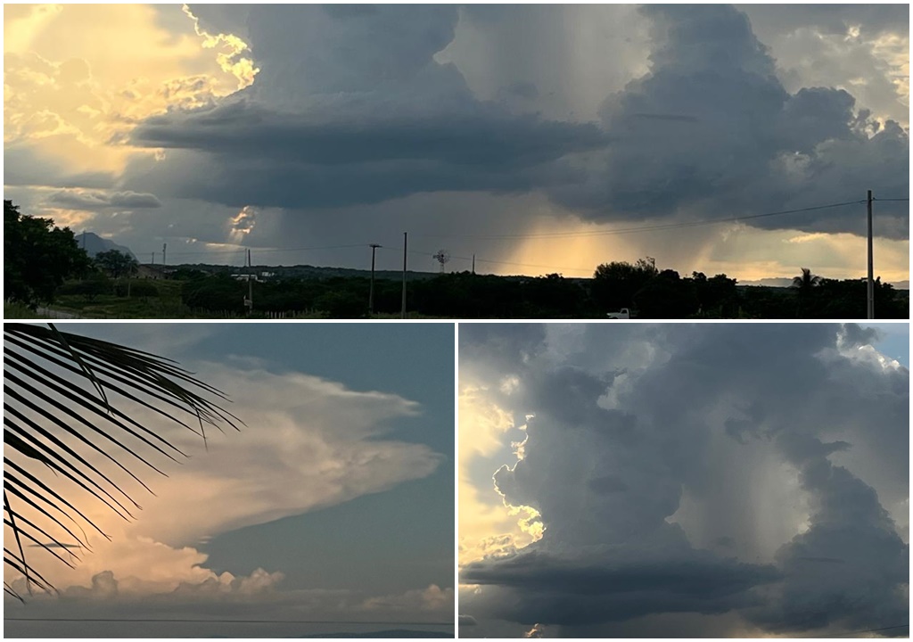 Muita preparação, mas poucas chuvas foram registradas no médio sertão desta terça (12) pra quarta (13)