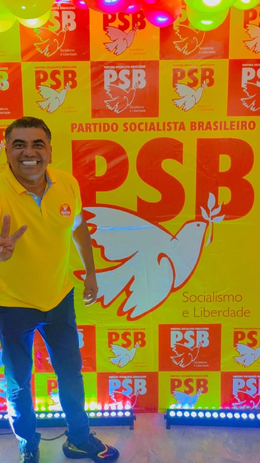 Samuel Lima oficializa pré-candidatura a vereador pelo PSB em Patos