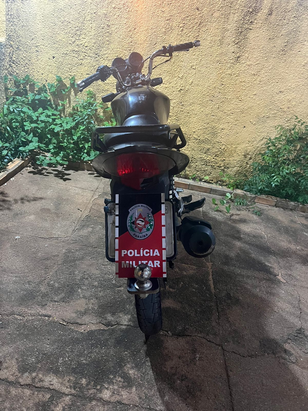 PM apreende mais uma motocicleta com sinais de adulteração, no Sertão