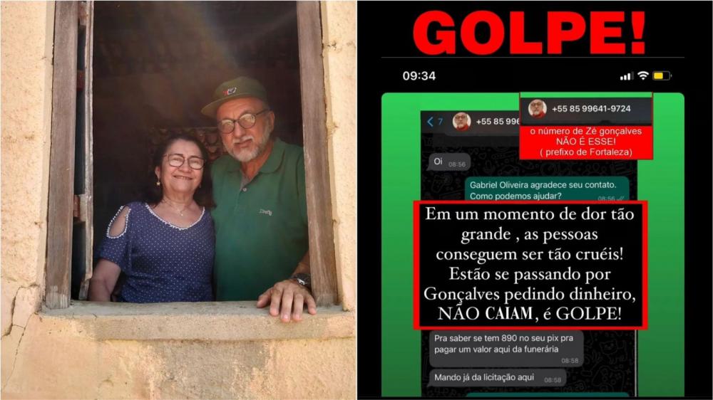 Em momento de dor, criminoso usa imagem do vereador Zé Gonçalves para tentar aplicar golpes envolvendo falecimento da sua esposa