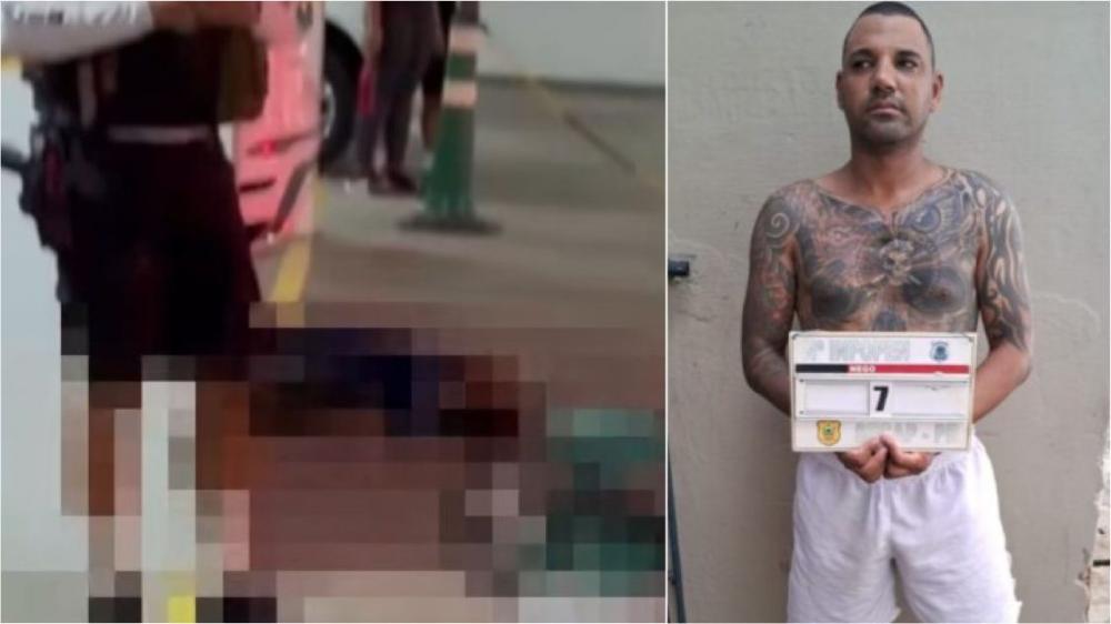 Homem acusado de homicídios e roubos no Sul do Brasil é morto com mais de 20 tiros em estacionamento de shopping de João Pessoa