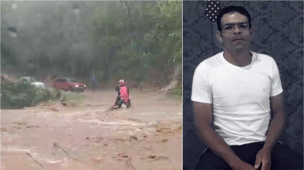 Homem morre e criança é resgatada após tentarem atravessar passagem molhada e serem levados pela correnteza, no RN