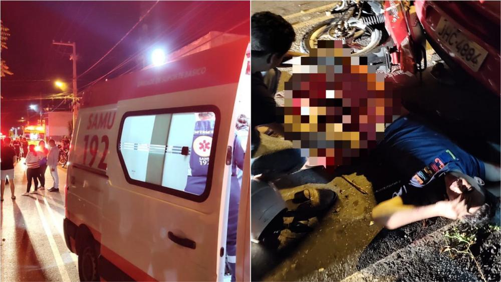 Colisão entre motocicletas deixa dois feridos no Sertão