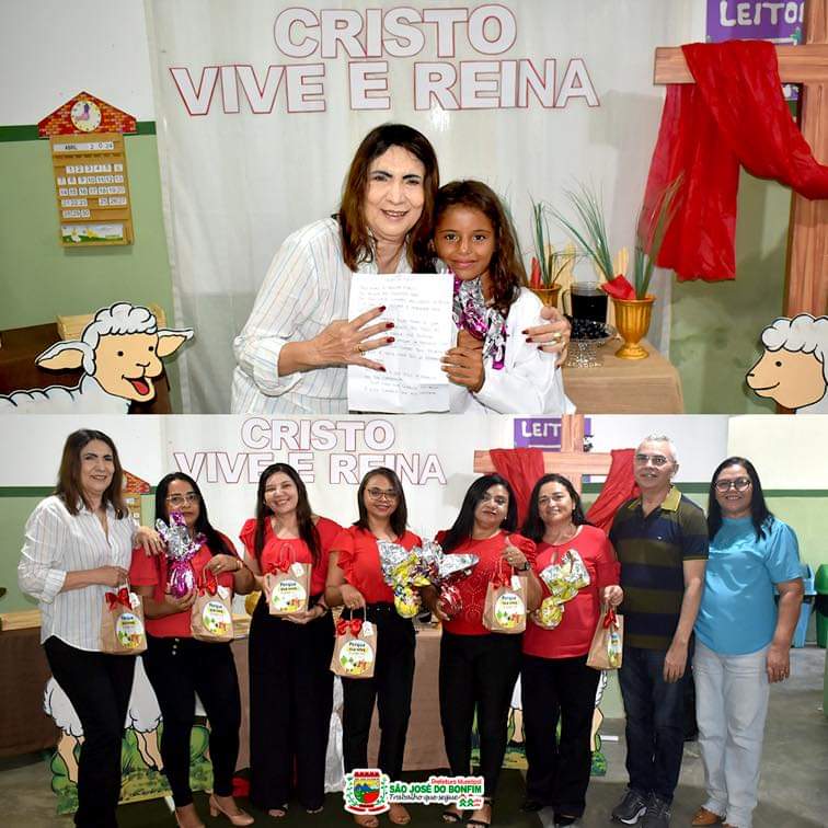 Prefeitura de São José do Bonfim distribuiu Ovos de Páscoa à alunos da rede municipal de ensino