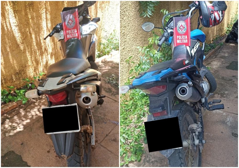 Durante blitz no Sertão, PM recupera moto roubada e apreende outra com sinais de adulteração 