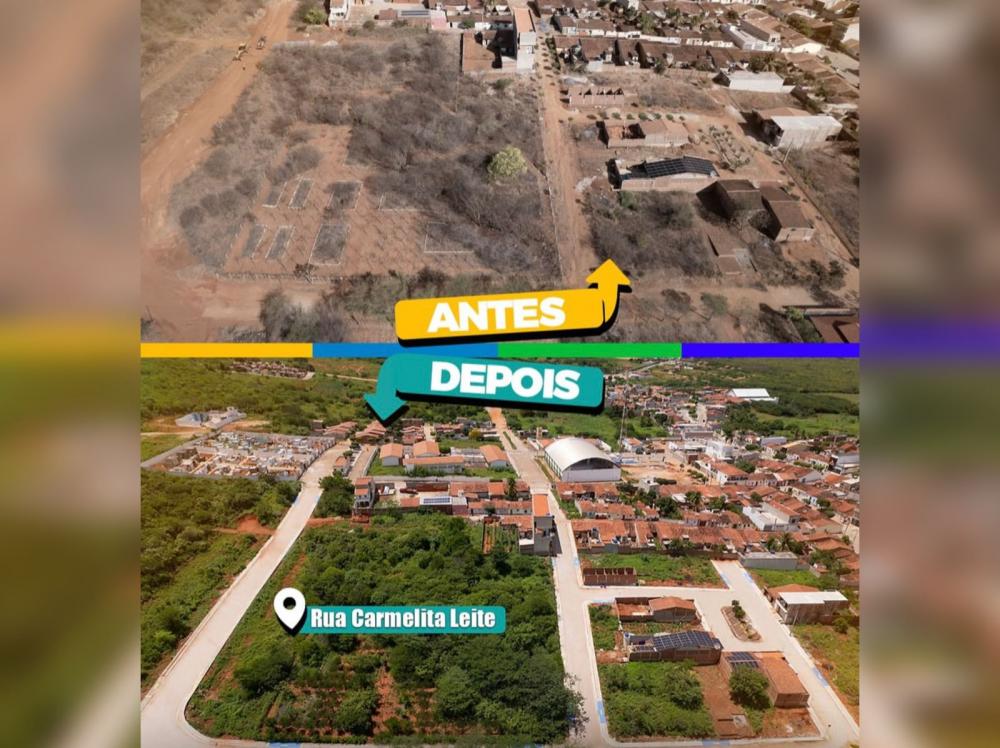 Rua Carmelita Leite passa por transformação e ganha novo calçamento, garantindo acessibilidade e segurança para moradores de Cacimbas