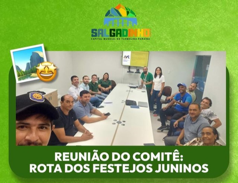 Comitê de Turismo de Salgadinho se reúne com representantes do Sebrae 