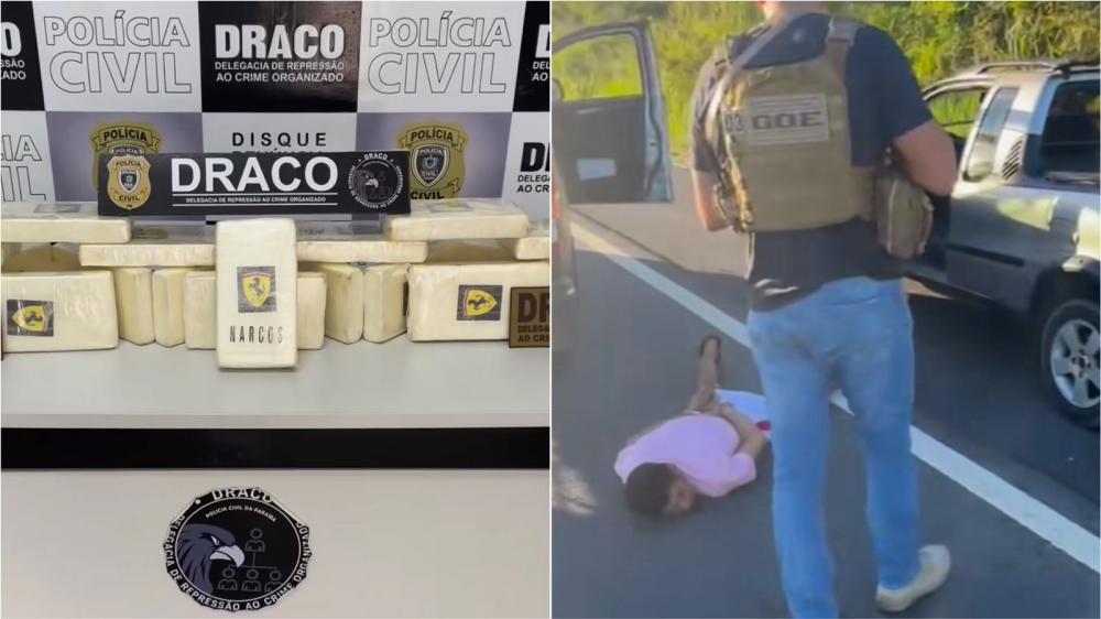 Polícia Civil apreende na Paraíba, grande quantidade de droga avaliada em R$ 3 milhões; um homem foi preso