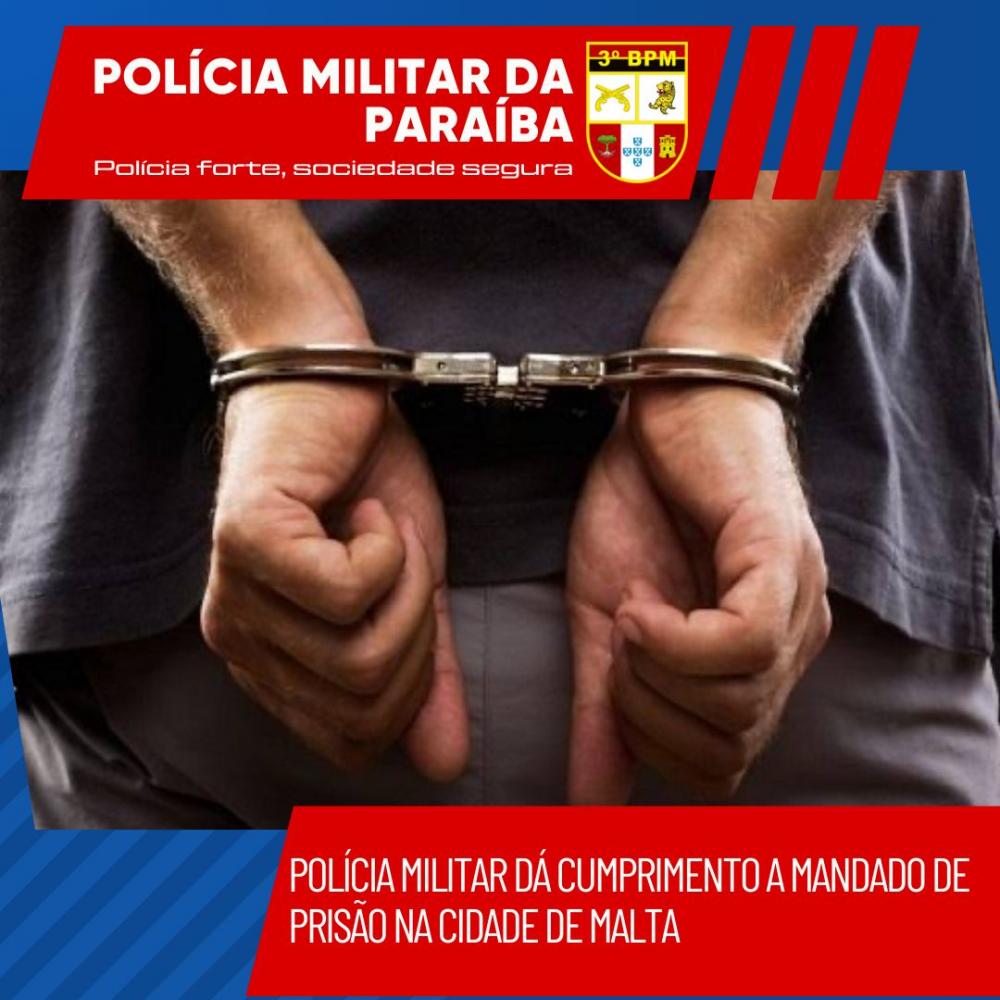  Destacamento policial de Malta executa Mandado de Prisão por crimes diversos