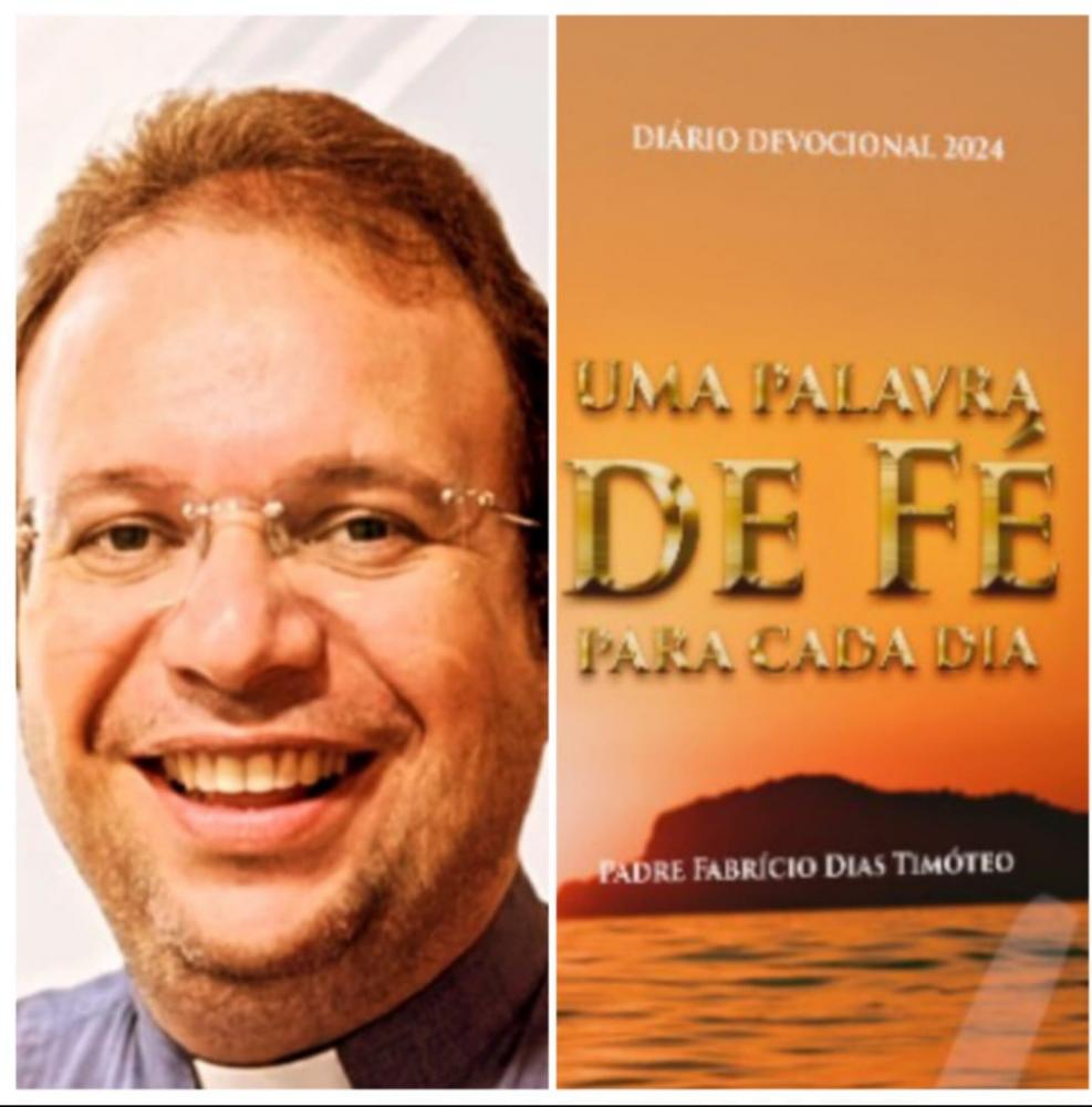 Padre Fabrício confirma lançamento de Diário Devocional nas cidades de João Pessoa (22/04) e Patos (24/04)