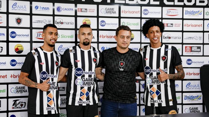 Botafogo-PB apresenta trio, e dupla ex-Treze explica mudança de clube: "Visibilidade na Série C"