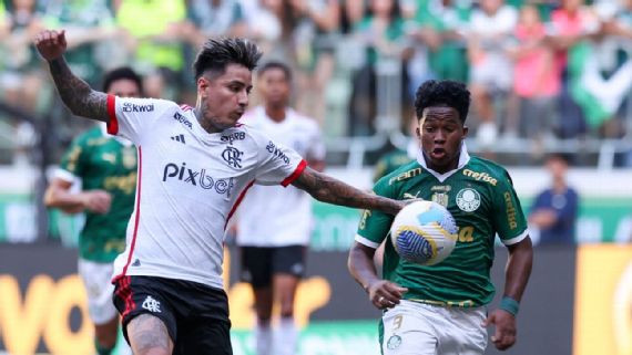 Palmeiras e Flamengo ficam no empate em jogo nervoso pelo Brasileirão