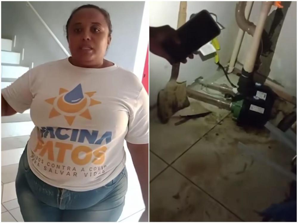 Subsíndica do Residencial São Judas Tadeu faz apelo para que construtora responsável conserte problemas de água e luz