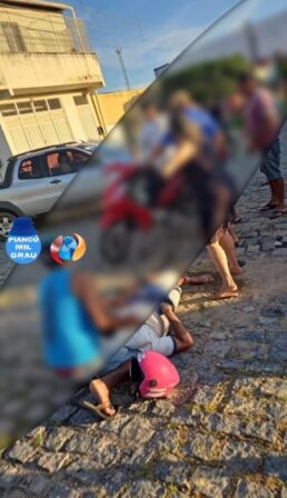 Acidente em Piancó deixa motociclista com pernas quebradas