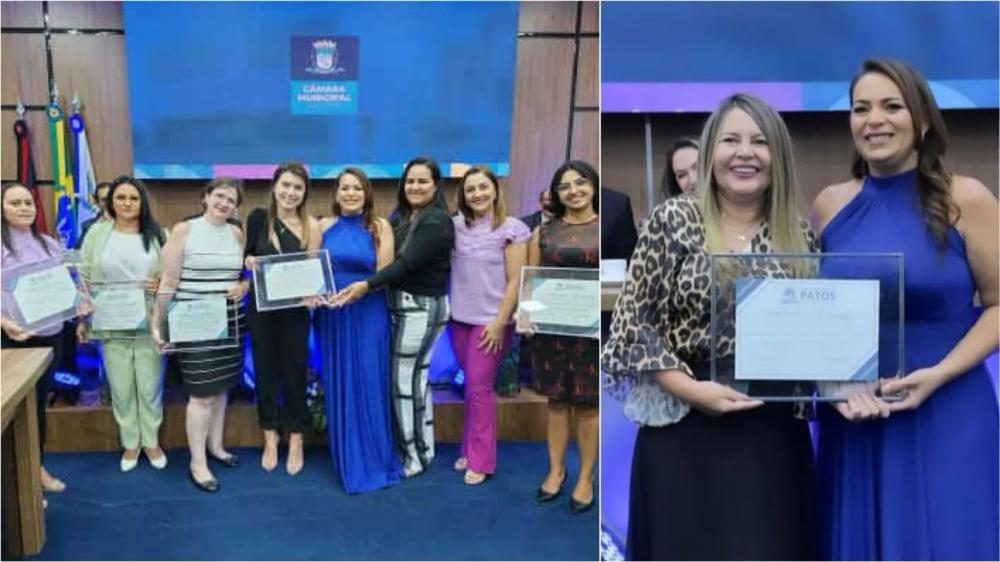 Vereadora Nadir e outros parlamentares prestam homenagens a diversas personalidades de Patos