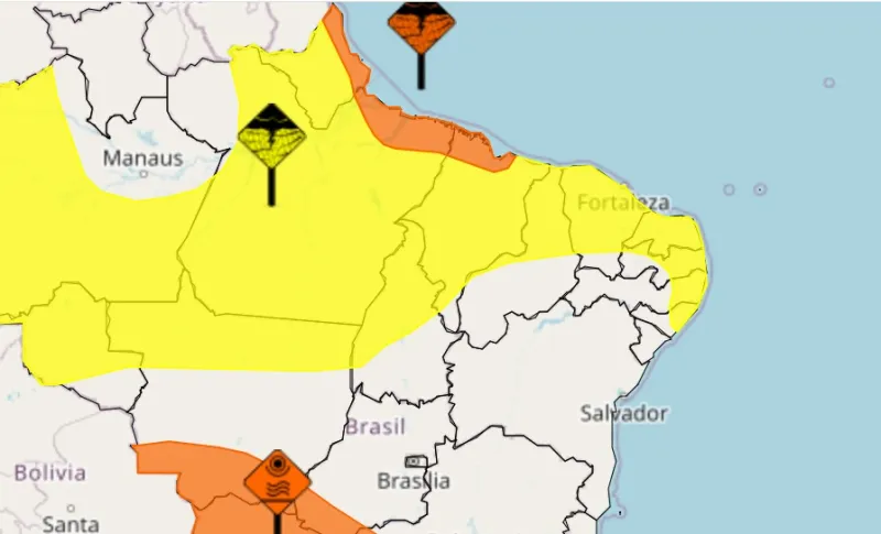 Meteorologia prevê chuvas intensas em 156 municípios paraibanos até esta segunda (29), inclusive no Sertão 