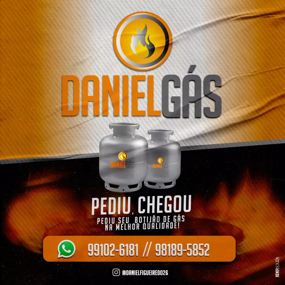 Seu gás acabou? Conte com Daniel Figueiredo para entrega rápida e serviços confiáveis em Patos-PB