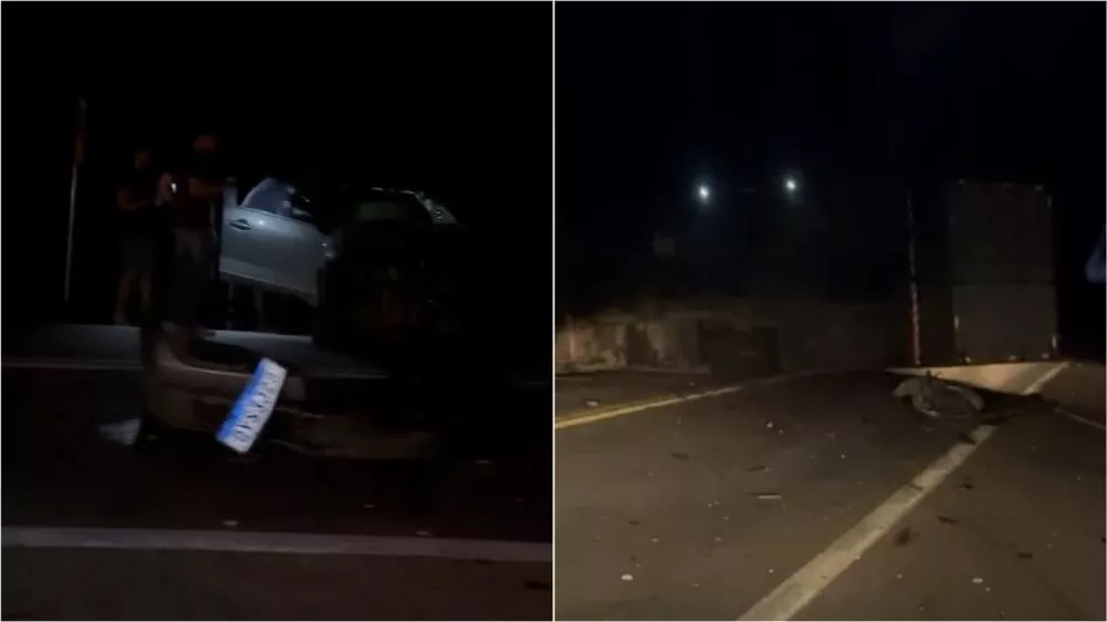 Acidente grave na noite de terça-feira (30) na BR-230, próximo a Junco do Seridó, deixa feridos