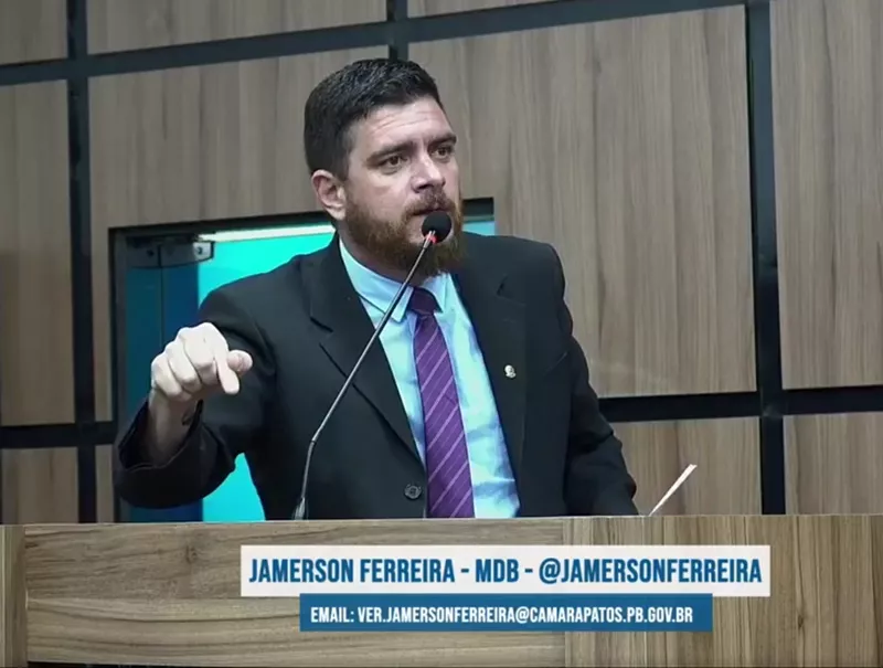Vereador Jamerson Ferreira pega pesado e manda recado para os colegas. "Vou tirar selfie de vossa senhoria dentro do camburão"