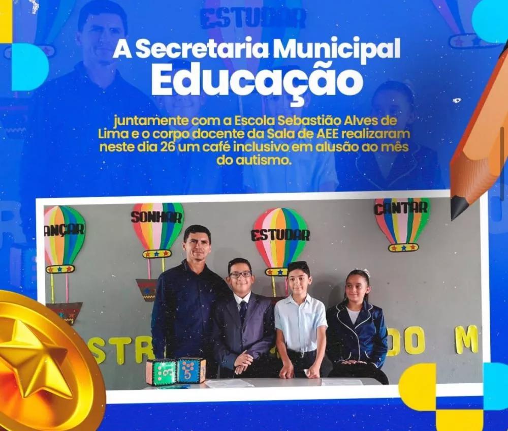 Município de Condado realiza café inclusivo sobre o autismo