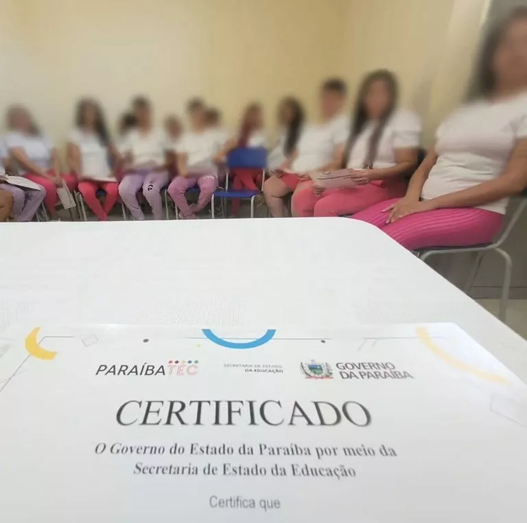 Detentas do Presídio Feminino de Patos recebem cursos do ParaíbaTEC a pessoas privadas de liberdade
