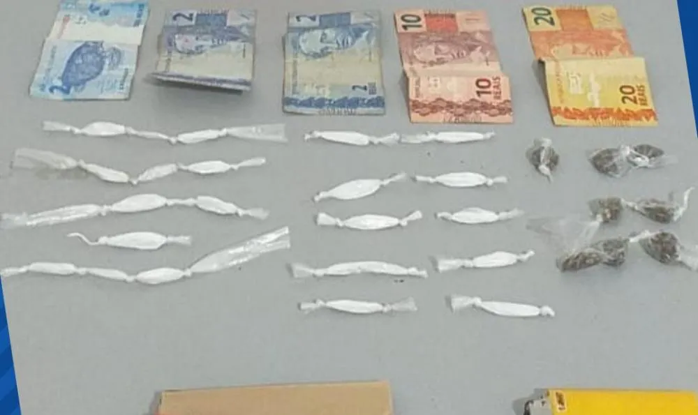 Polícia Militar apreende drogas na região de Cacimbas 