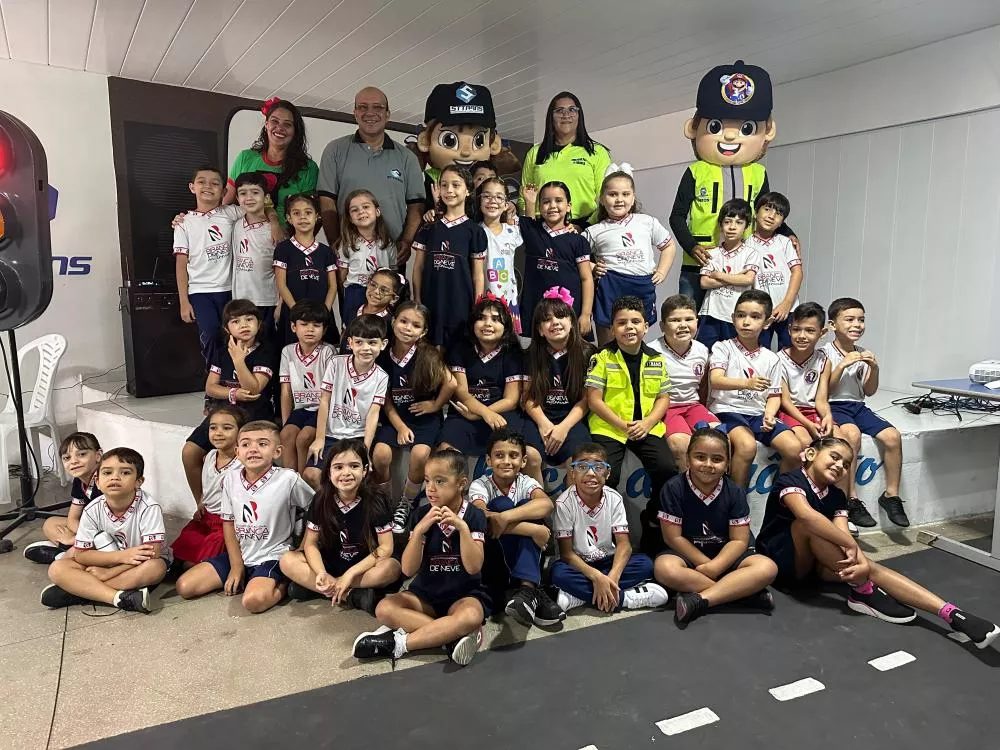 Maio Amarelo: Escola Pública de Trânsito realiza palestra sobre normas e segurança no trânsito para crianças