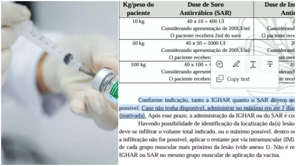 Médico Veterinário de Patos procura Patosonline para denunciar falta de soro antirrábico humano em cidades da Paraíba