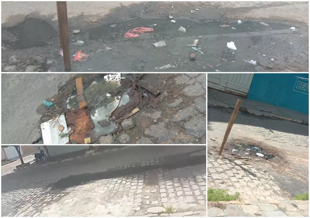 Internauta denuncia esgoto estourado no Bairro Maternidade; Prefeitura afirma que irá resolver em breve 