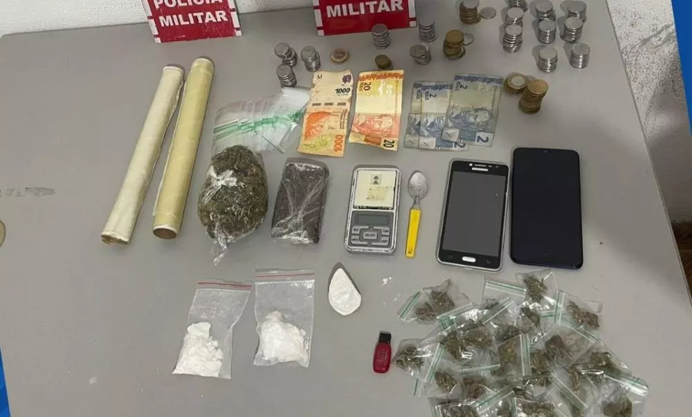 Polícia Militar realiza prisão de indivíduo por tráfico de drogas na cidade de Patos