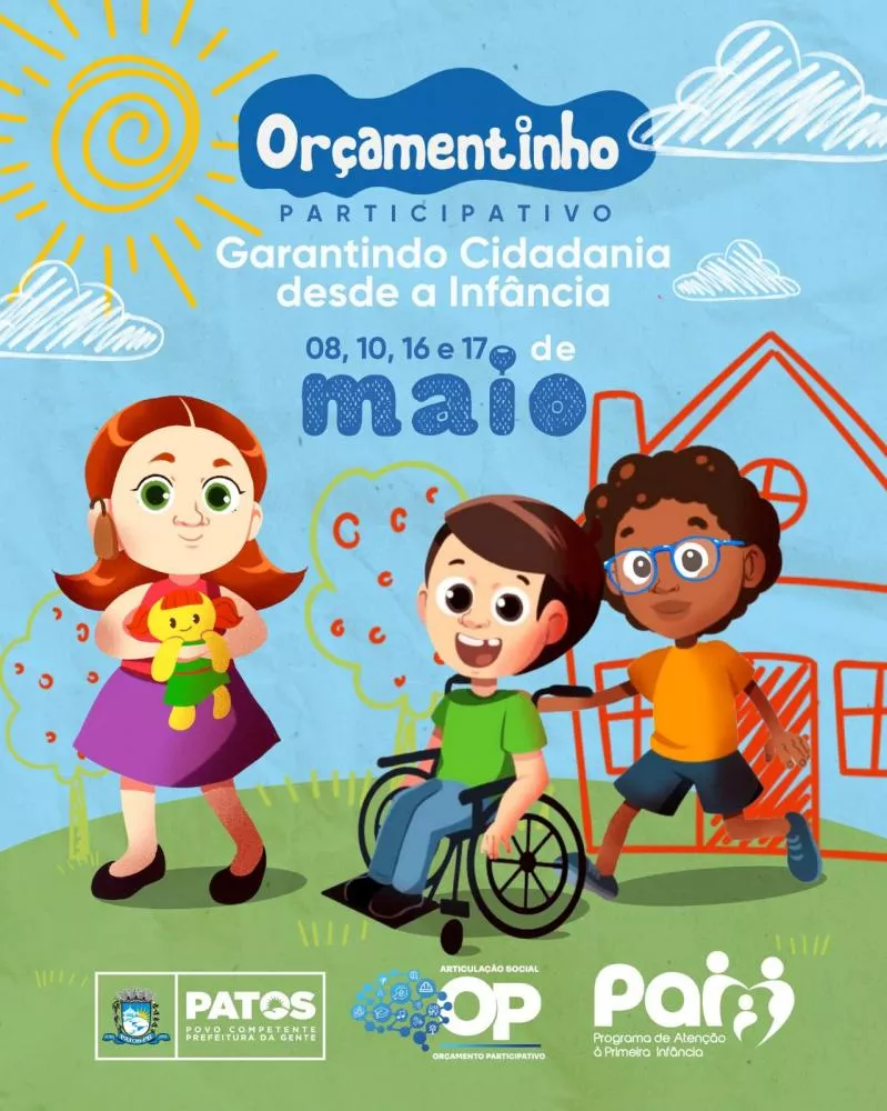Orçamentinho Participativo: Garantindo Cidadania desde a Infância, em Patos