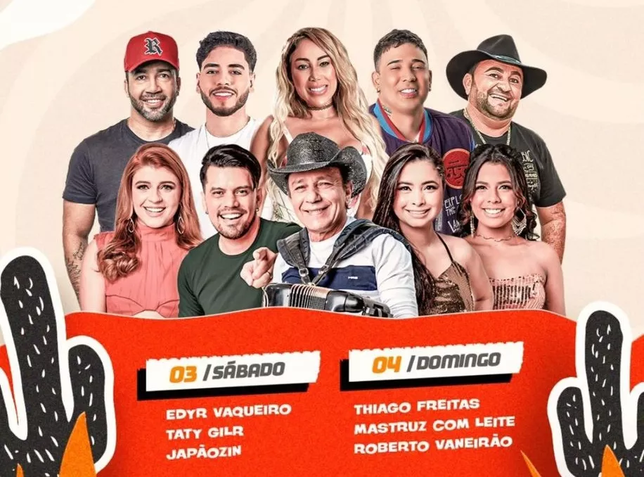 Catingueira entra em festa neste fim de semana com o João Pedro 2024; confira a programação 