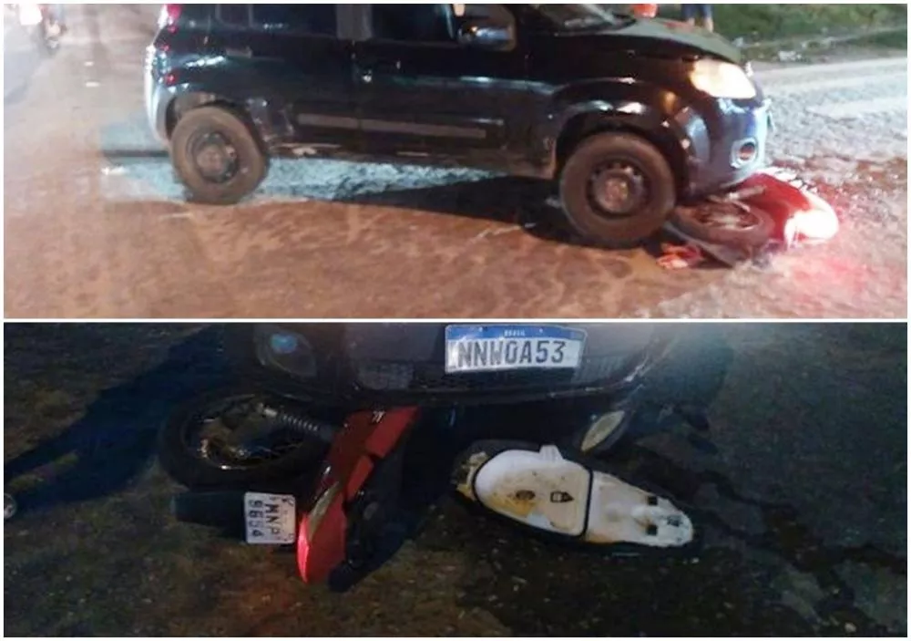 Esposa de vereador de Santa Terezinha-PB sofre acidente de moto em Patos