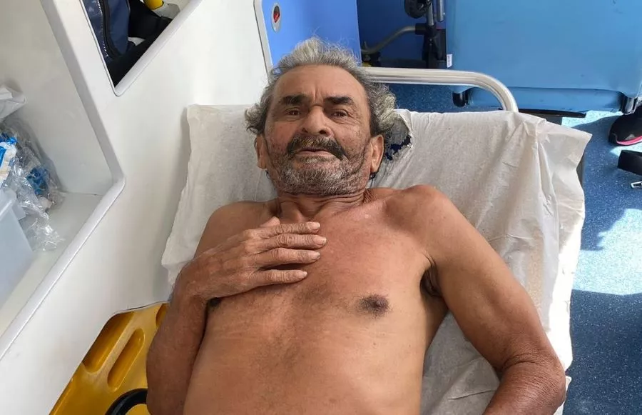 Idoso em situação de vulnerabilidade é resgatado pelo SAMU e Bombeiros, em Patos