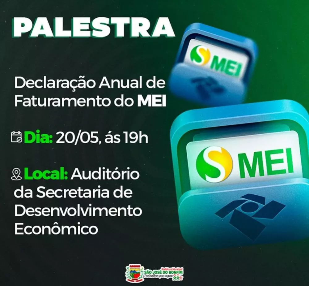 Prefeitura de São José do Bonfim promove palestra sobre regularização de CNPJ para MEIs