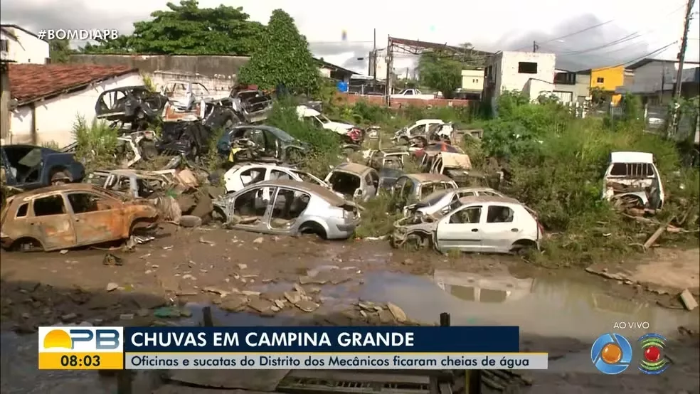 Campina Grande registra chuvas e alagamentos em vários bairros na noite desta quarta-feira (15)