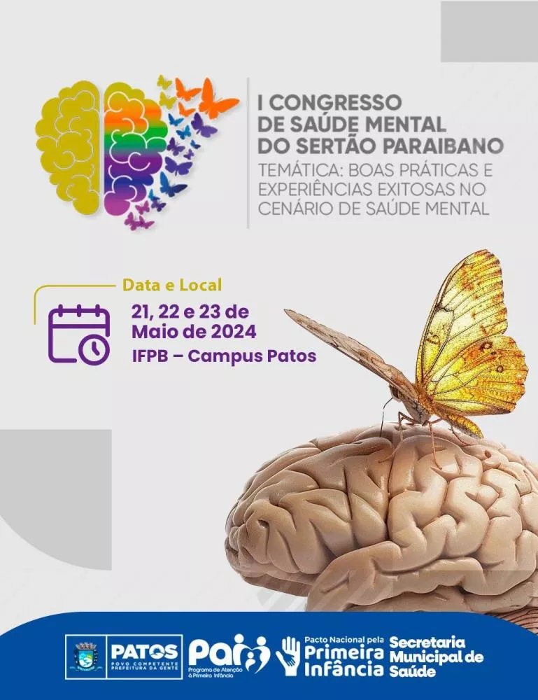 21 a 23 de Maio: I Congresso de Saúde Mental do Sertão abre novas perspectivas para profissionais da área