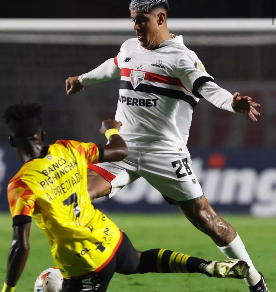 Na volta de Lucas, São Paulo tropeça em casa contra o Barcelona-EQU e terá 'final' por liderança na Libertadores