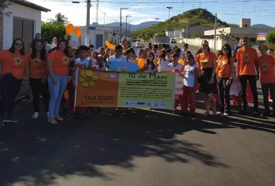 Caminhada em Cacimba de Areia alerta para os cuidados contra o abuso sexual de Crianças e Adolescentes