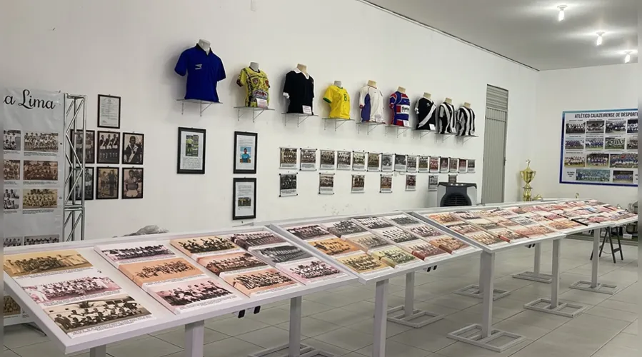 Museu do Futebol de Cajazeiras é instalado com 942 peças raras