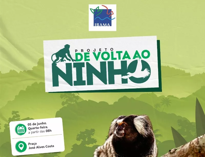 Em Matureia: Secretaria de Meio Ambiente realizará nova edição do projeto "De Volta ao Ninho"
