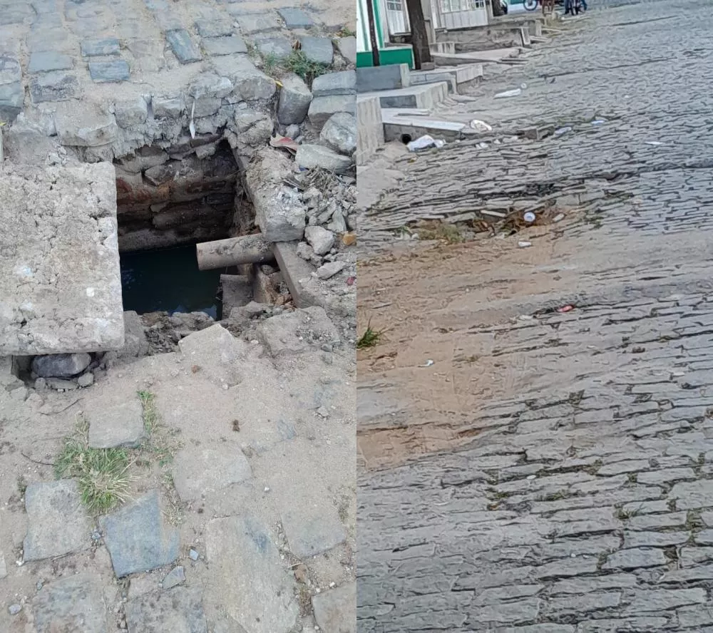 Moradores do Jatobá cobram conserto de galeria estourada