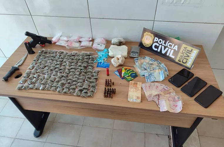 Polícia Civil prende homem em flagrante e apreende drogas e arma em Sousa
