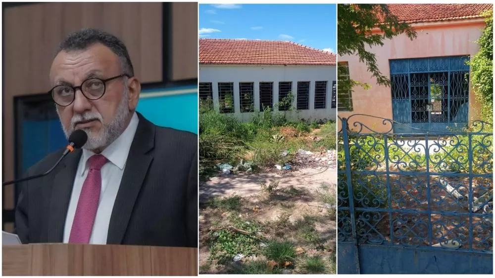 Na tribuna da Câmara, vereador Zé Gonçalves cobra ação da Prefeitura de Patos sobre prédios e terrenos abandonados