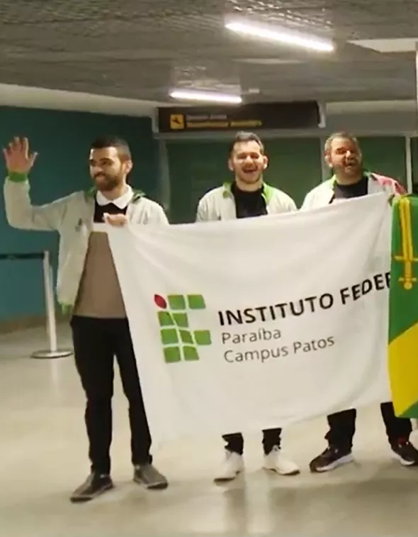 Equipe do IFPB Patos vence competição mundial de tecnologia na China e será recepcionada nesta segunda (03) em nossa cidade 