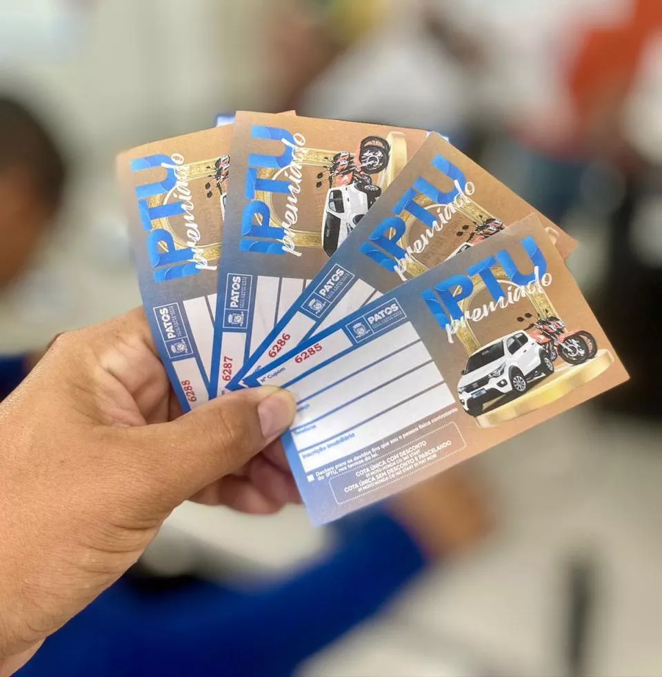 IPTU: Prefeitura de Patos prorroga calendário de pagamento da cota única com desconto