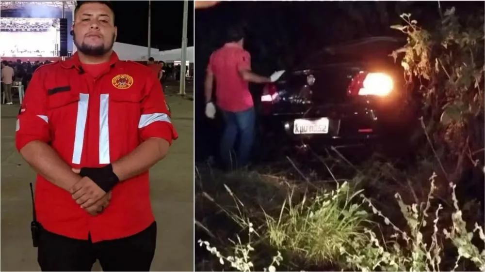 Bombeiro civil morre após se envolver em acidente quando se deslocava para trabalhar em festa na Paraíba