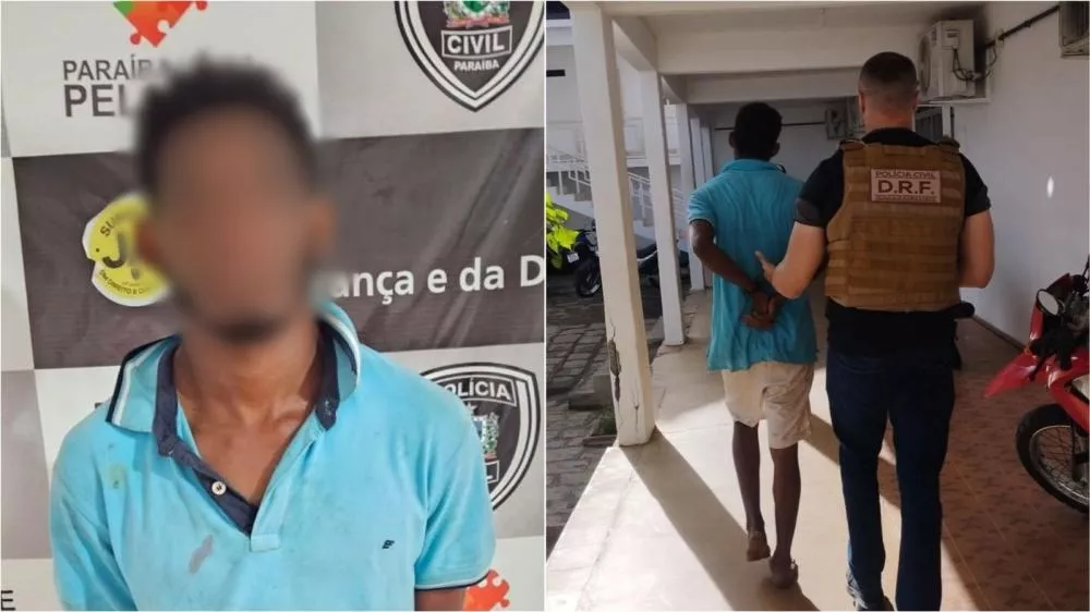 Homem autor de roubos a taxista e posto de gasolina em Patos é preso pela DRF 
