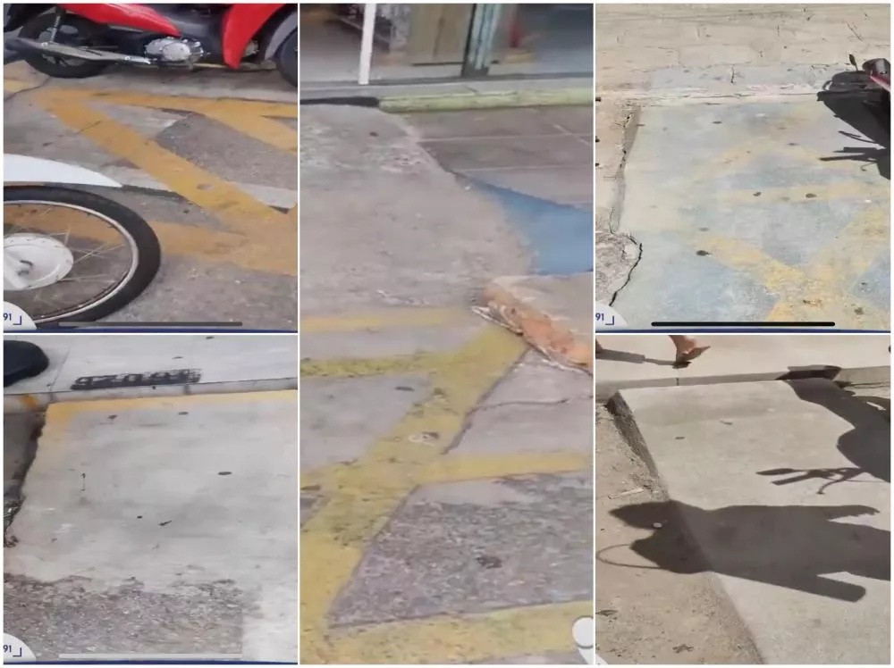 Populares reclamam de rampas em calçadas no Centro de Patos e STTrans se pronuncia