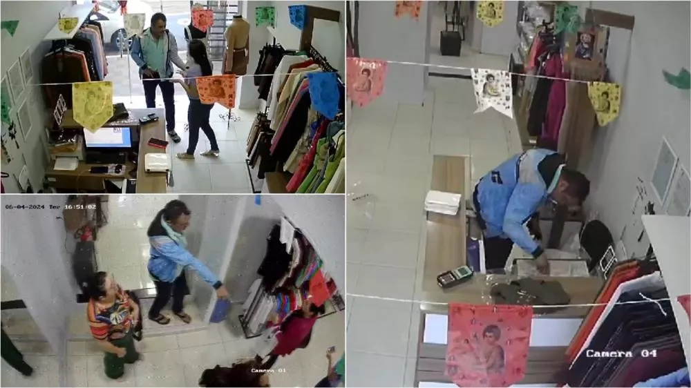 Simulando estar armado, homem assalta loja de roupas no Centro de Patos nesta terça-feira (04); veja vídeo